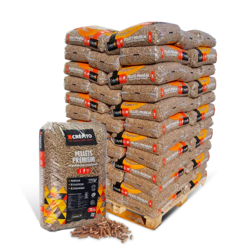 Granulés de Bois WOODSTOCK qualité Premium – 1 Palette de 78 sacs de 15 kg
