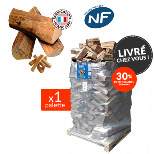 WOODSTOCK Bois de chauffage – Bûches 25 cm – 1 palette
