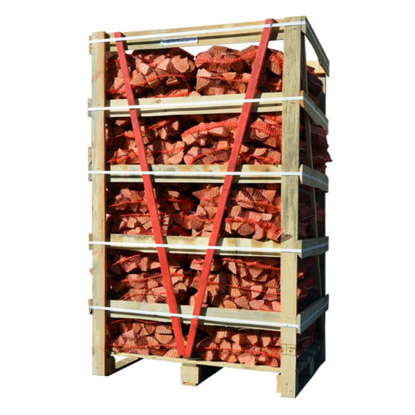 Caisse de bois de chauffage en sac Charme ultra sec