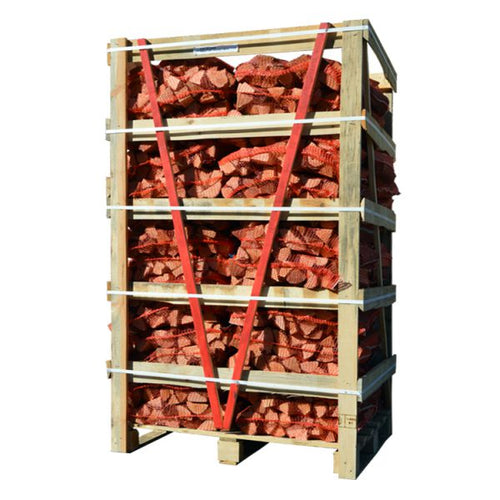 Caisse de bois de chauffage en sac Charme ultra sec