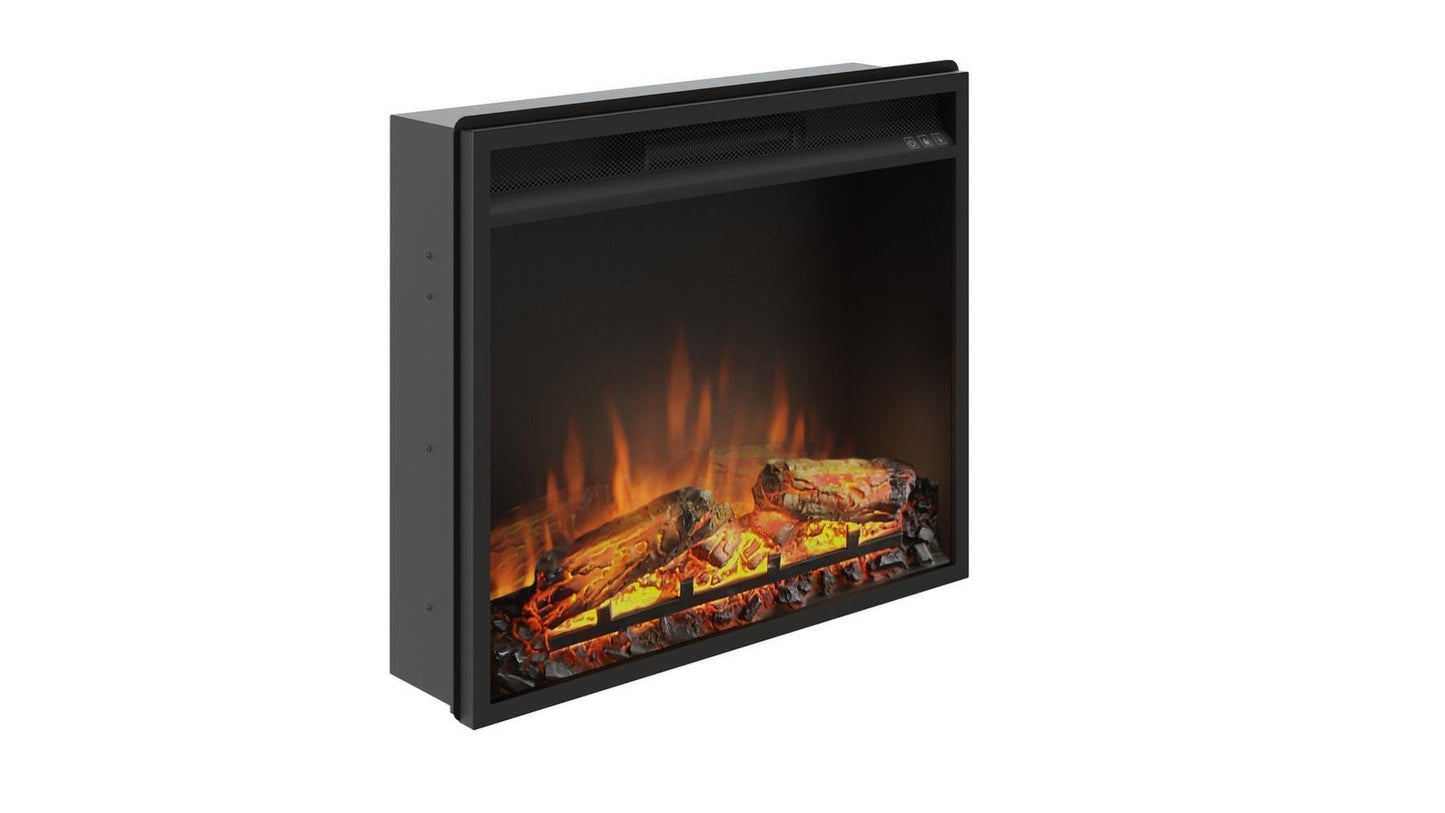 Cheminée Électrique Décorative « larsen » Blanche – Powerflame