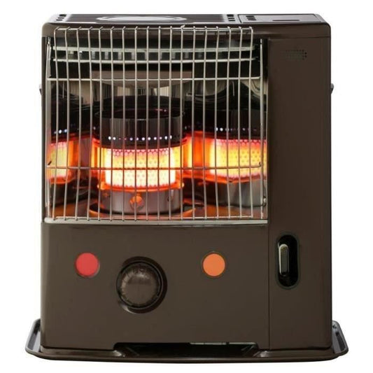 TECTRO R174C 2200 watts Poêle à pétrole à mèche – Sécurité anti-basculement – Détecteur CO²